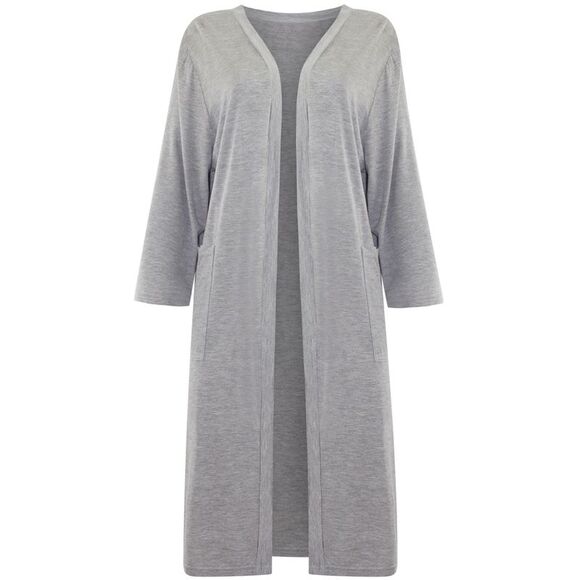 Open Front Jersey Knit Cardigan - Picture 1 of 8